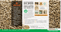 Desktop Screenshot of piveteaubois-pellets.fr